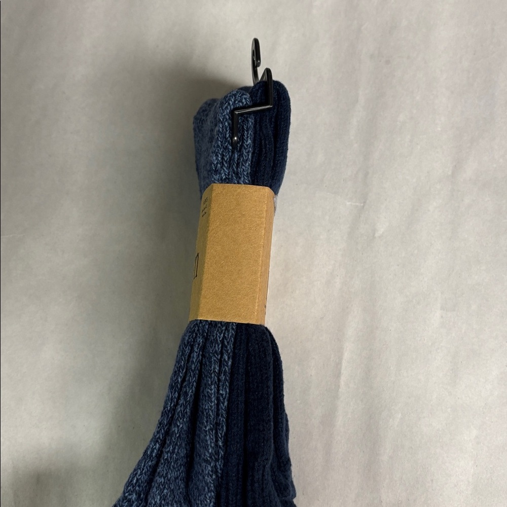 New Born Socks 2 Pair Men’s Blue Super Soft Boot Socks Casual Activewear Classic - Picture 5 of 13